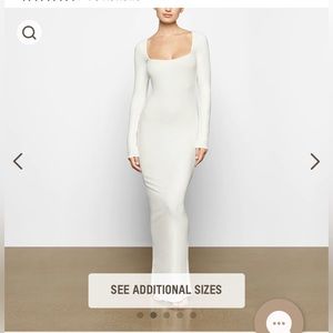 Skims Soft Lounge Shimmer Dress